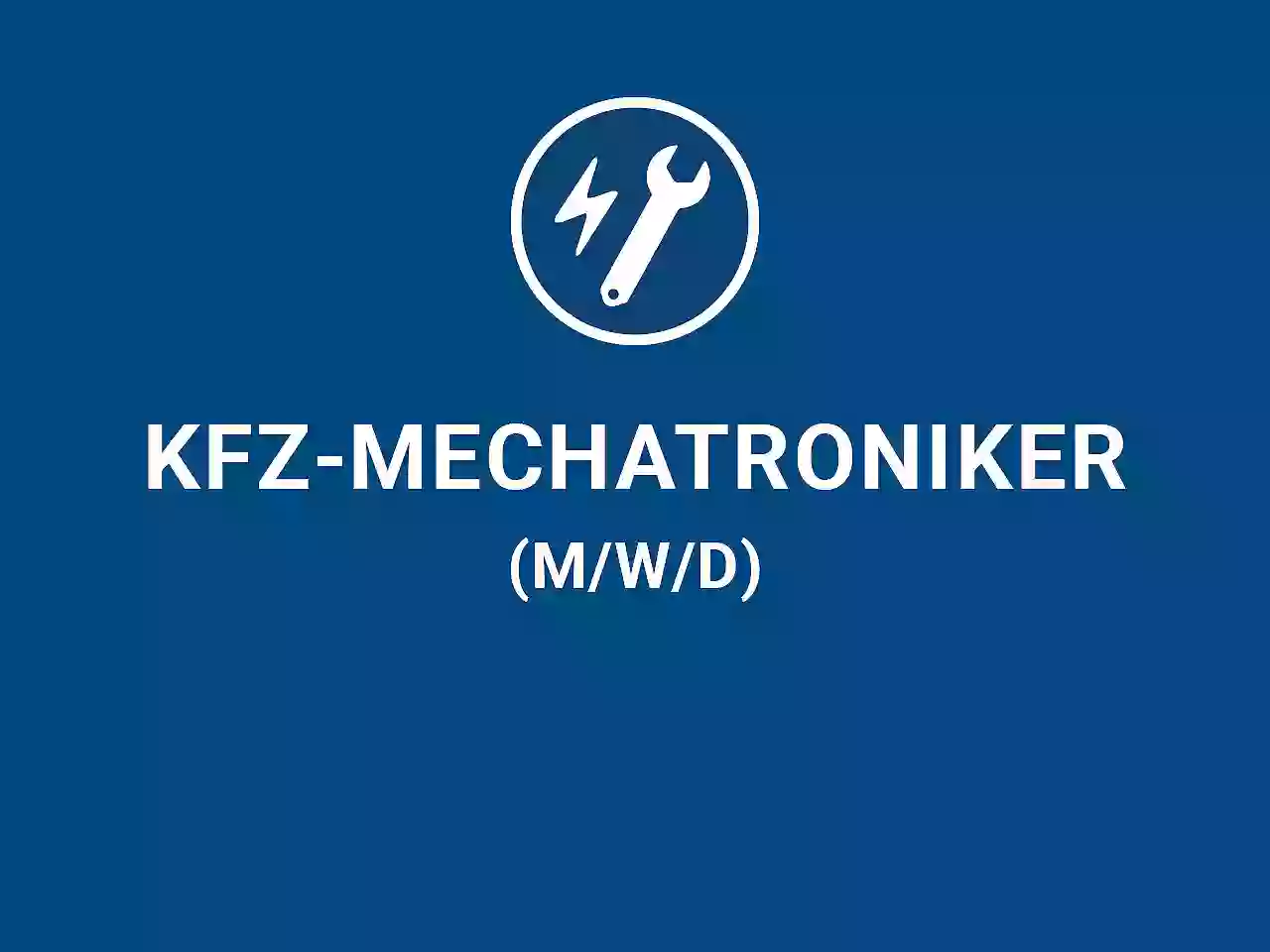 Ausbildungskachel KFZ-Mechatroniker